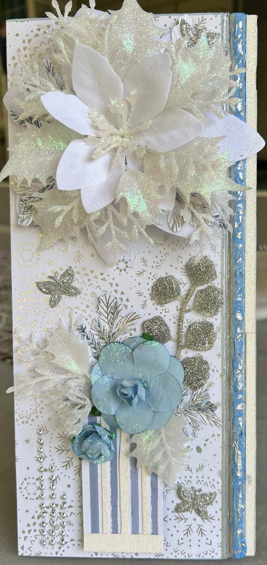 Christmas Plaque ... Blue Snow