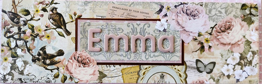 decorative, roses, butterflies, name plaque, birds
Australian made