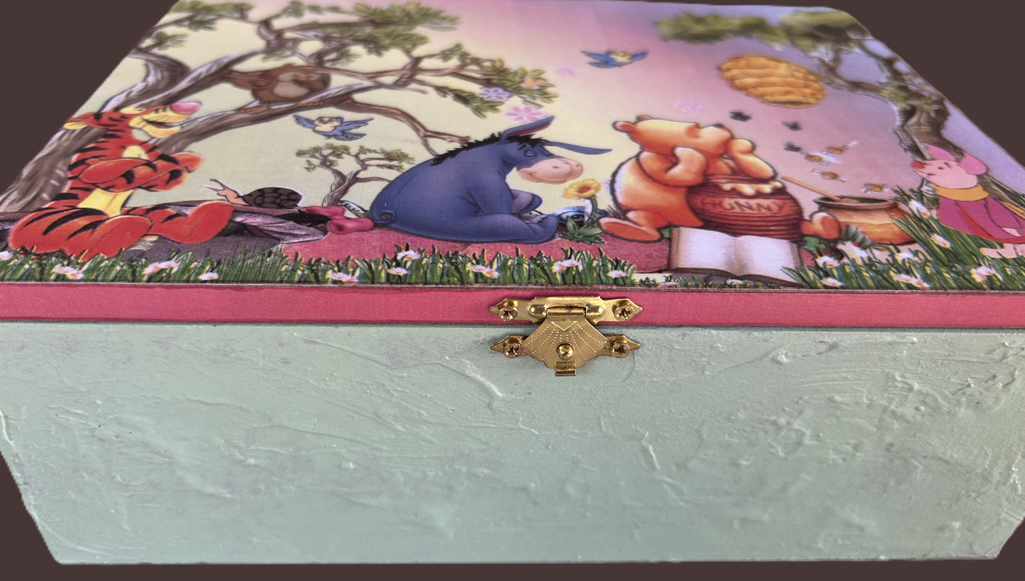 Treasure Chest ... Winnie Pooh & his honey pot