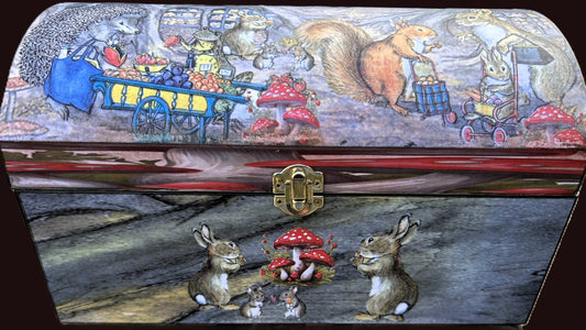 Treasure Chest ... Rabbits & Friends (Extra Large Chest)