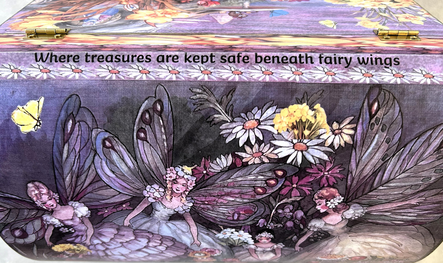 Treasure Chest – Fairies in the Bottom of the Garden (Extra Large)