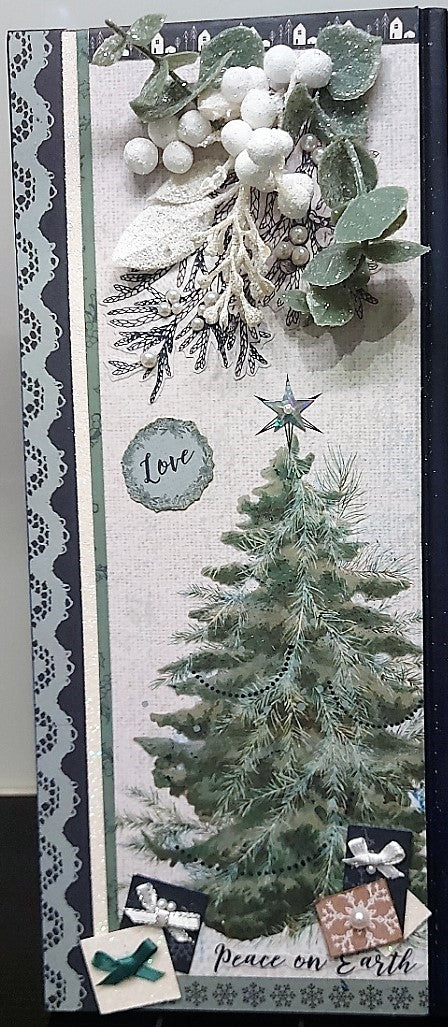 Christmas Plaque ... Mint & Mistletoe