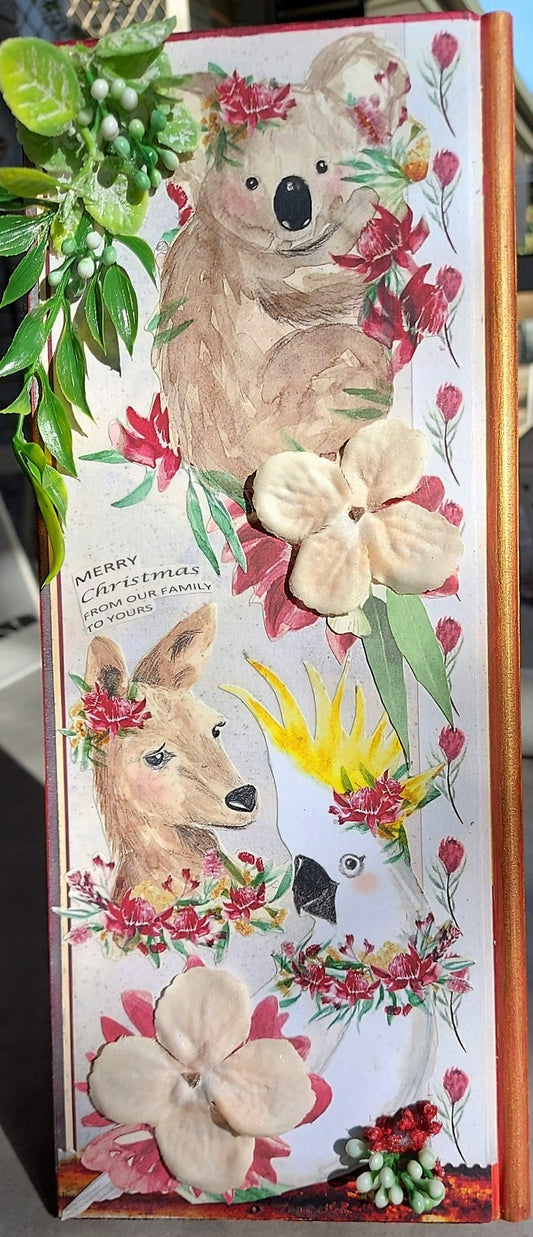 Christmas Plaque ... Under the Gum Leaves
